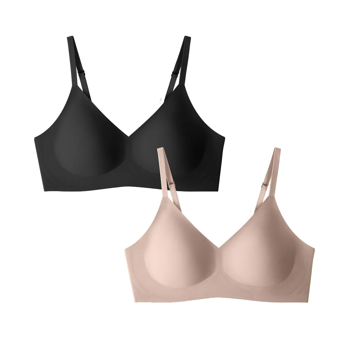 Black and Nude Relief Bra Bundle - Image 6