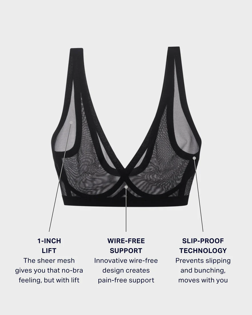 Black Sheer and Support Bra Bundle - Image 6