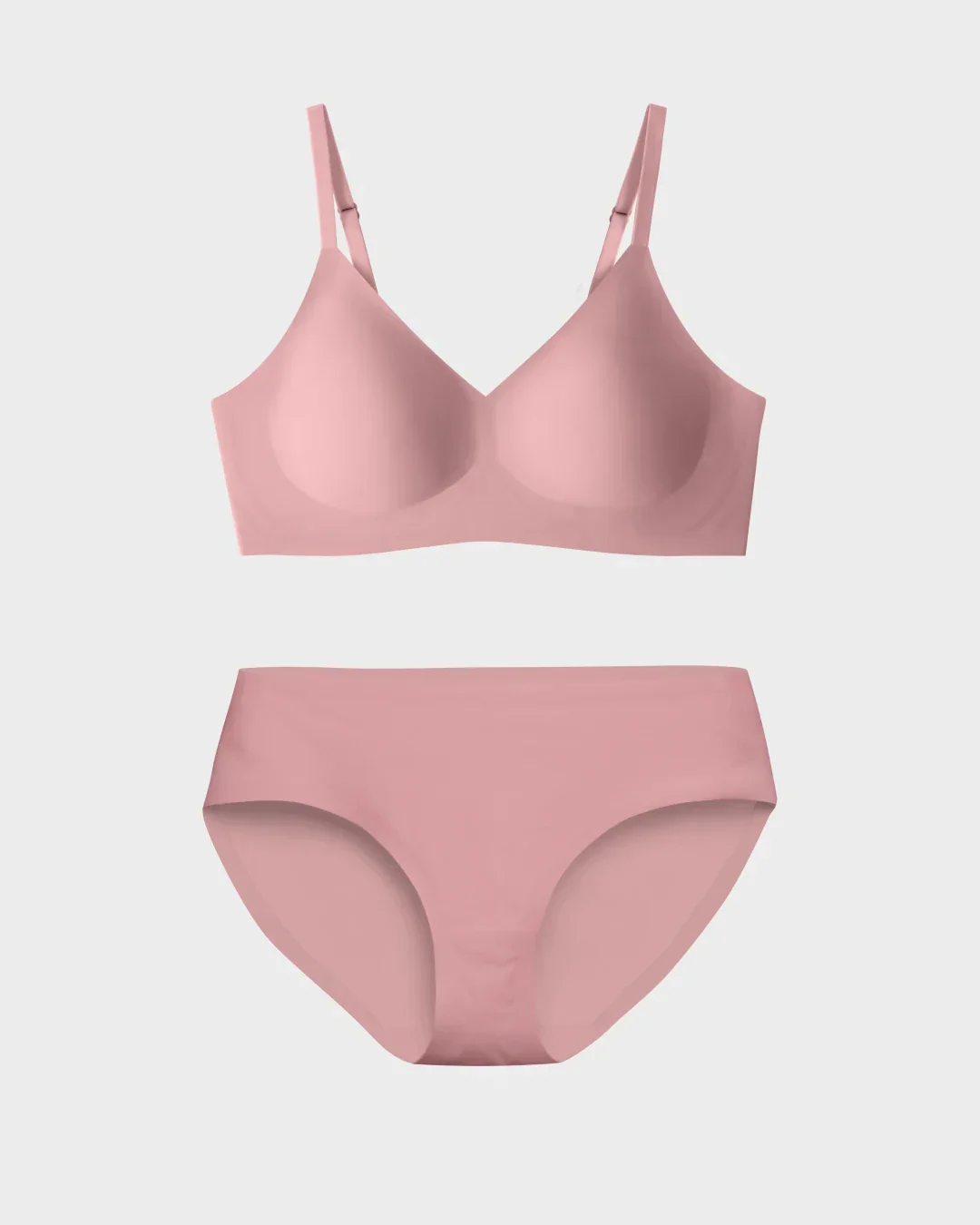 Brandied Apricot Relief Bra and Brief Set