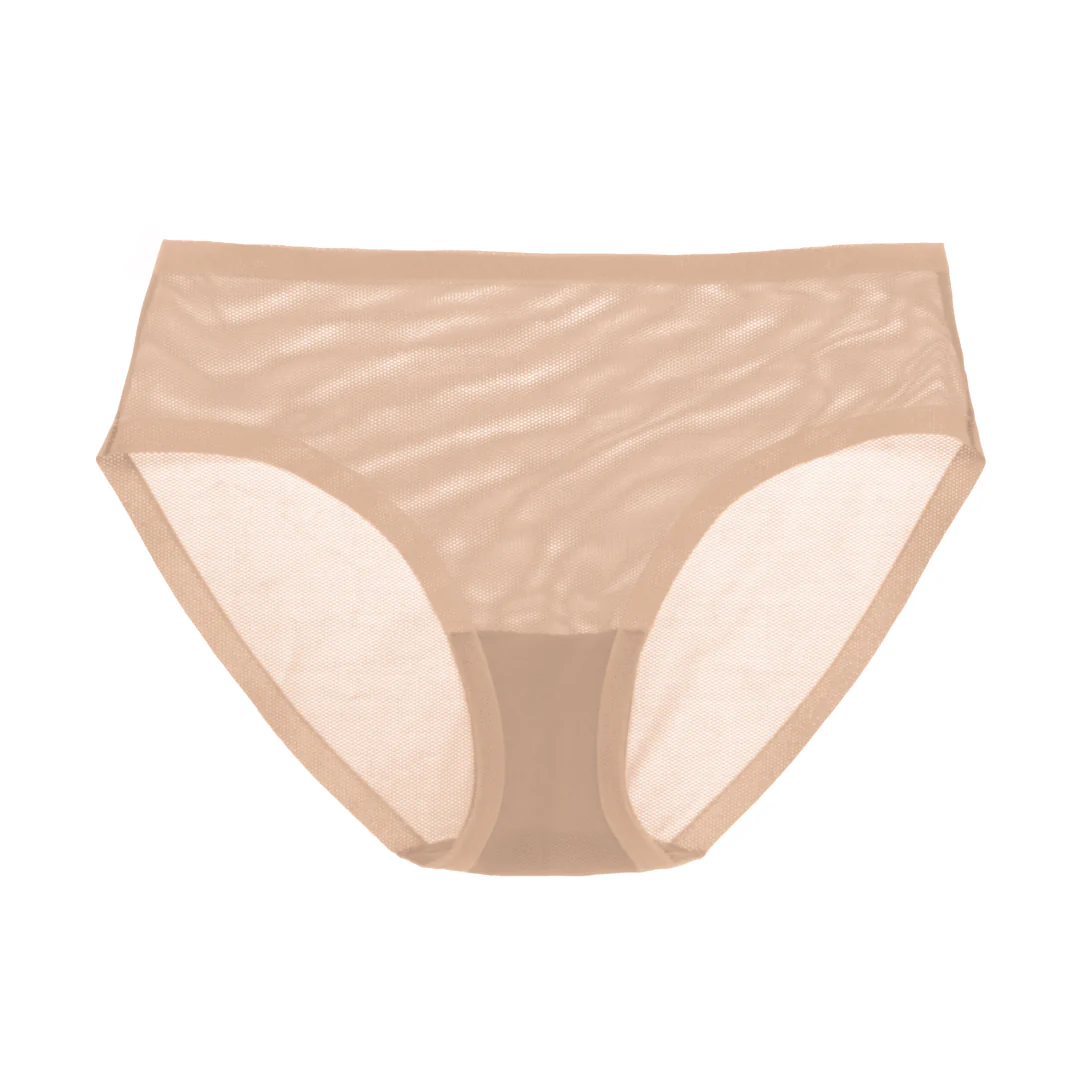 Champagne Mesh Brief - Image 4