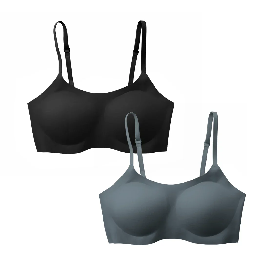 Dark Slate and Black Support Bralette Bundle - Image 6