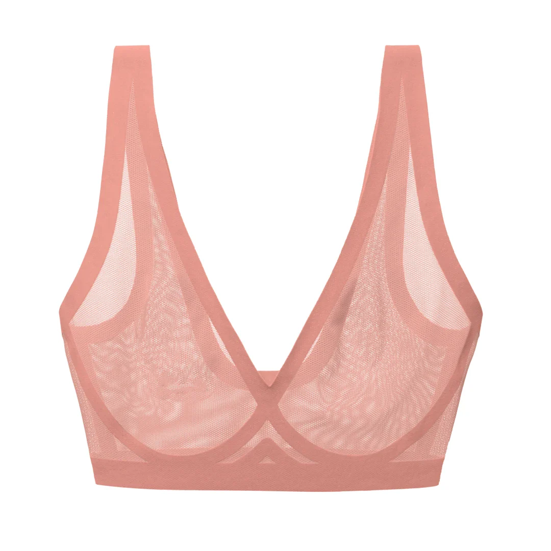 Dusty Rose Sheer Bralette - Image 6