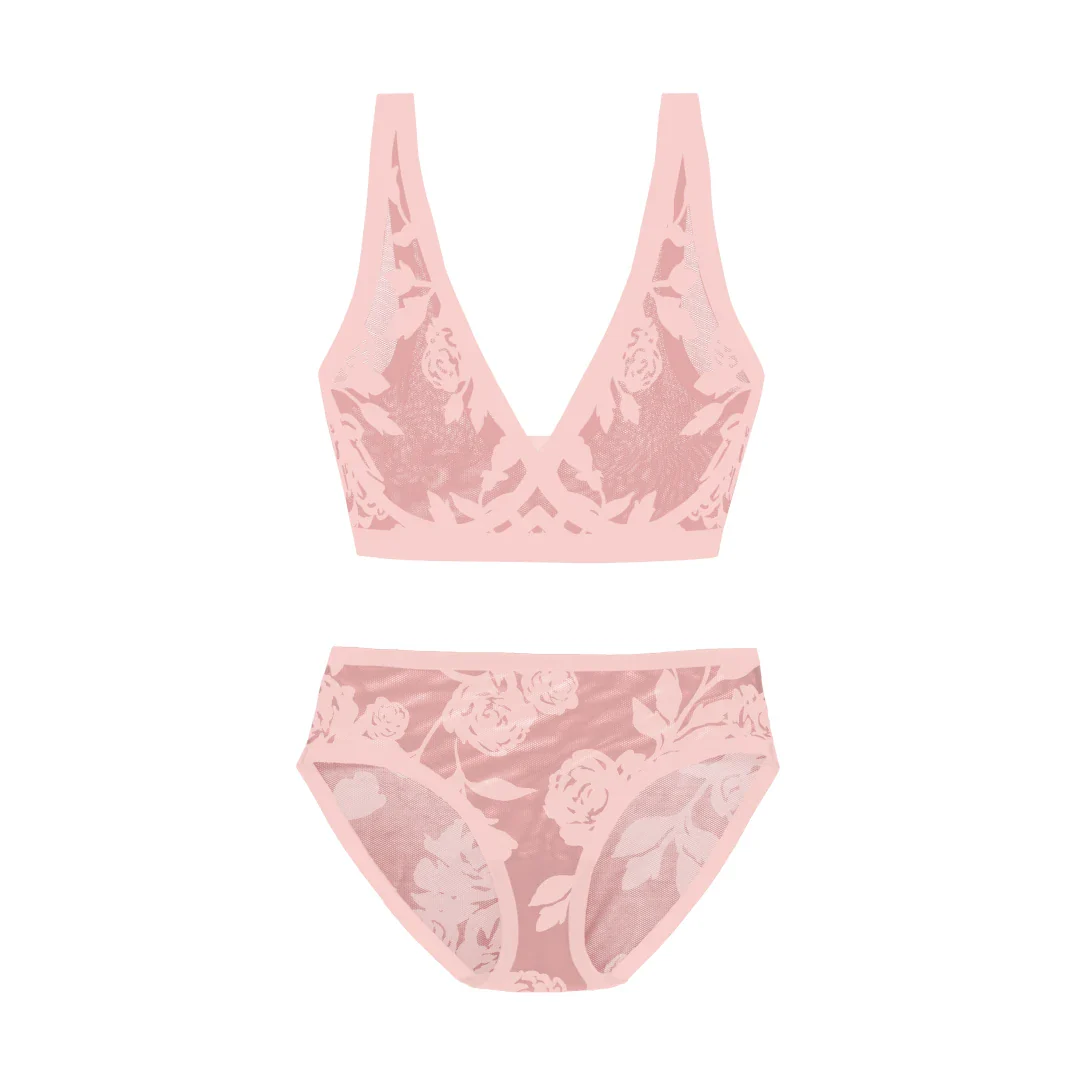 Madam Bisou Sheer Bralette and Brief Set - Image 8