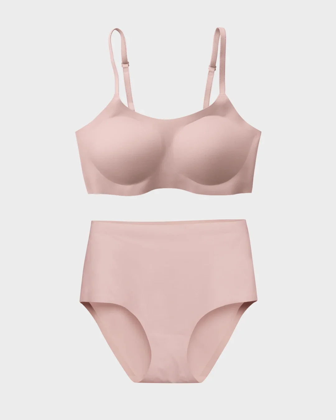 Woodrose Support Bralette and High-Waisted Set